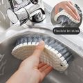 360 gradi piscina flessibile spazzola di pulizia multifunzionale lavanderia al piano spazzola di vasca da bagno di pulizia di spazzola bagno piastrelle flessibile Bianco image 2