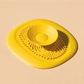 Floor Drain Deodorizer The Sink Floor Drain Cover Filters Debris to Prevent Clogging and Strong Adsorption Yellow