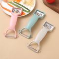 Multi-function Stainless Steel Double Head Peeler Kitchen Vegetable Fruit Paring Knife Double Head Kitchen Accessories Pink