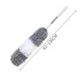 Microfiber Feather Duster with Extendable Pole Long Handle Dusters for Cleaning Dust and Cobweb Cabinet Car High Place All-Round Home Cleaning White