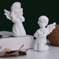 criativo mini cupido anjo resina ornamento jardim pátio casa decoração ornamentos Cor-A image 2