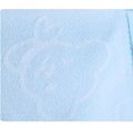 Cute Bear Embossed Towel Washcloth Absorbent Bath Towel Ultra Soft and Gentle Microfiber Face Towel Bath Towel Light Blue