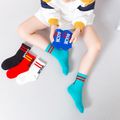 5-pack Multi Color Letter Print Athleisure Socks for Toddlers / Kids Multi-color