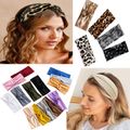 Women Multi-Style Casual Sports Headband for Workout, Running, Yoga & More Burgundy image 4