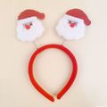 2-pack Christmas Headband Santa Claus Pine Tree Headband for Girls White