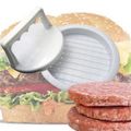 Ferramenta de prensa de hambúrguer, prensa de hambúrguer, molde de hambúrguer recheado, ferramenta de cozinha, acessórios para grelhar para churrasco Branco image 4