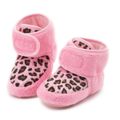 Baby / Toddler Leopard Print Velcro Prewalker Shoes Pink