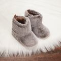 Baby / Toddler Grey Warm Plush Prewalker Shoes Grey