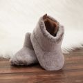 Baby / Toddler Grey Warm Plush Prewalker Shoes Grey
