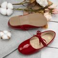 Toddler / Kid Bow Knot Decor Pure Color Mary Jane Shoes Red image 4