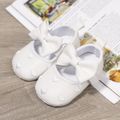 Baby / Toddler Bow Decor Heart Graphic Prewalker Shoes White image 5
