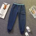 Kid Boy Pocket Design Elasticized Denim Jeans Light Blue image 1