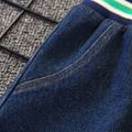 Kid Boy Pocket Design Elasticized Denim Jeans Light Blue image 4