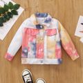 Baby Boy/Girl Tie Dye Long-sleeve Imitation Denim Jacket MultiColour image 1