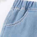 Toddler Girl Trendy Ripped Denim Flared Jeans Blue image 4
