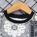 2pcs Toddler Boy Boho Allover Print Sweatshirt and Elasticized Pants Set MultiColour image 2
