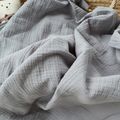 100٪ قطن طفل لحاف يحمل بطانية طفل قماط بطانية الوليد تلقي بطانية التفاف قماط أبيض image 5