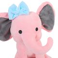 Bedtime Comfortable Sleeping Elephant Plush Toy Long Nose Plush Baby Elephant Doll for Bedding Pink image 2