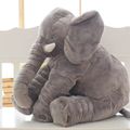Grey Elephant Plush Doll Cute Large Size Stuffed Animal Plush Toy Doll Gifts for Girls Boys Grey image 1