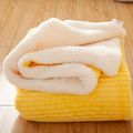 Pure Color Ribbed Fleece Blankets Home Kids Soft Warm Thick Plush Blanket Receiving Blanket Office Nap Blanket Grey