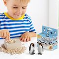 Creative DIY Mining Penguin Pirate Treasure Minerals Gems Archaeology Educational Exploration & Dig Toys for Kids Teens Boys Girls White