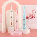 3-16Y Toddlers Kids Sonic Electric Toothbrush Cartoon Automatic Teeth Brush Teeth Cleaning Oral Care Blue