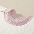 Baby Bib Cute Cartoon Dual Ears Design Waterproof Drool Teething Saliva Towel Face Washing Towel White