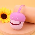 Silicone Pacifier Case Creative Acorn Shaped Baby Silicone Pacifier Holder Case Protective Storage Container Light Purple