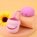 Silicone Pacifier Case Creative Acorn Shaped Baby Silicone Pacifier Holder Case Protective Storage Container Light Purple