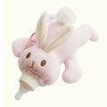 Baby Milk Bottle Cover Insulation Thermal Bag Cute Soft Plush Animal Toy Plush Pouch Covers Keep Warm Holder Silver