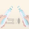 Baby Nail Clippers Safe Electric Newborn Nail Trimmer Nail File Kit Trim and Polish Blue image 2