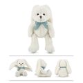 Cute Plush Bunny Rabbit Stuffed Animal Toys Long Ear Bunny Rabbit Toy Dolls 12.6inch White image 2