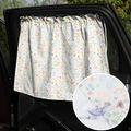 Car Curtains Car Window Covers with Suction Cups for Sun Shade Sun Protection Privacy Protection Easy Removable Grey