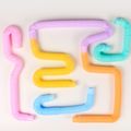 12-pack Pop Tubes Sensory Toys Fine Motor Skills & Learning Fidget Toys for Toddlers Kids Adults Color-A