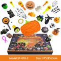 Halloween blind box set zucca teschio irrequieto giocattolo blind mystery box giocattoli antistress Arancione
