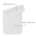 Baby Changing Mat Washable Reusable Waterproof Changing Pad Liners Portable Diaper Changer Mat for Home Travel Outdoor White image 4