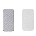 Baby Changing Mat Washable Reusable Waterproof Changing Pad Liners Portable Diaper Changer Mat for Home Travel Outdoor White image 3