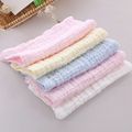 5-pack 100% Cotton Baby Muslin Washcloths Set 6 Layer Absorbent Soft Newborn Baby Face Towel Multi-color image 4