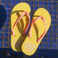 Women's Flip Flop Sandal Simple Graphic Shower Beach Pool Bathroom Non-slip Casual Flat Slides Yellow image 1