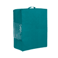 1-pack/3-pack Foldable Dustproof Storage Box Non-woven Fabric Washable Storage Box Turquoise image 5