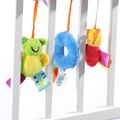 Baby Infant Stroller Toy Worm Crib Bed Around Cartoon Insect Hanging Spiral Safety Plush Toys for Baby Boys and Girls Yellow
