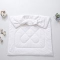 Baby Quilt Soft Comfortable Silk Wadding Quilt Home Bed Quilt Baby Kids Bedding Baby Quilt for All Seasons White