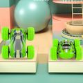 لعبة أطفال سيارة سحب للخلف على الوجهين تعمل بالطاقة تقلب بالقصور الذاتي إطار كبير 4wd سيارة على الطرق الوعرة ألعاب أطفال هدايا ألعاب أخضر image 5