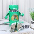 مشوهة الصودا روبوت المحارب نموذج المشروبات يمكن تشوه لعبة أطفال ألعاب تعليمية هدية أخضر image 3