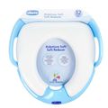 Potty Training Seat with Handles Fits O/V/U Toilets for Boys and Girls Light Blue image 2