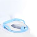 Potty Training Seat with Handles Fits O/V/U Toilets for Boys and Girls Light Blue