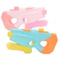 Kids Pull-out Water Guns Rainbow Spray 3 Modes Squirt Gun Adjustable Nozzle for Summer Swimming Pool Beach Outdoor Games Turquoise image 4