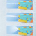 Kids Pull-out Water Guns Rainbow Spray 3 Modes Squirt Gun Adjustable Nozzle for Summer Swimming Pool Beach Outdoor Games Turquoise image 5