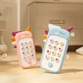 Baby Mobile Phone Toy Learning Interactive Educational Cell Phone Toy Early Education Smartphone Toy with a Variety of Music Sounds Pink image 5