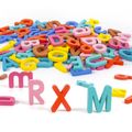 Rechtschreiblernspielzeug aus Holz, passendes Alphabet, Wörter, Spiel, Spielzeug, Montessori, Vorschule, pädagogisch für Kinder, Jungen, Mädchen Mehrfarbig
